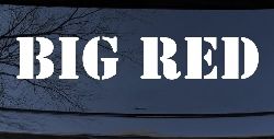 Big Red Special Orders Car or Truck Window Decal Sticker