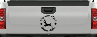 Yoreme Mayo Sonora Mexico Car or Truck Window Decal Sticker (Black)