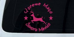 Yoreme Mayo Sonora Mexico Car or Truck Window Decal Sticker (Hot Pink)