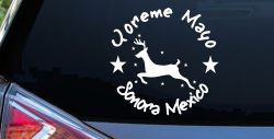 Yoreme Mayo Sonora Mexico Car or Truck Window Decal Sticker