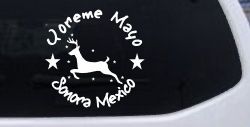 Yoreme Mayo Sonora Mexico Car or Truck Window Decal Sticker