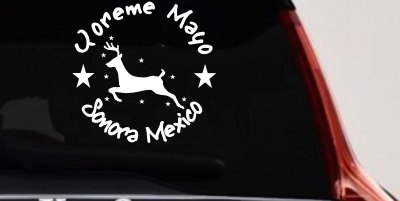 Yoreme Mayo Sonora Mexico Car or Truck Window Vinyl Decal Sticker