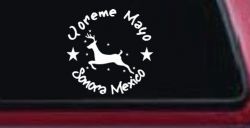 Yoreme Mayo Sonora Mexico Car or Truck Window Decal Sticker