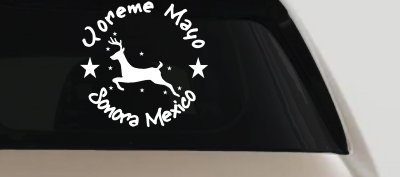Yoreme Mayo Sonora Mexico Car or Truck Window Vinyl Decal Sticker