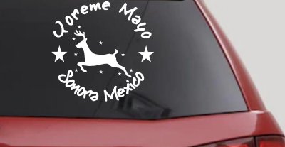Yoreme Mayo Sonora Mexico Car or Truck Window Vinyl Decal Sticker