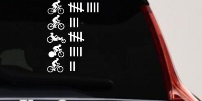 CUSTOMER SPECIAL REQUEST Keeping Count Car Truck Vinyl Window Decal Sticker