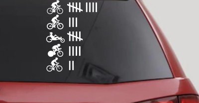 CUSTOMER SPECIAL REQUEST Keeping Count Car Truck Vinyl Window Decal Sticker