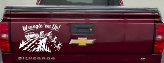 CUSTOMER SPECIAL REQUEST WRANGLE Car Truck Vinyl Window Decal Sticker