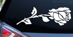 Rose Flower Car or Truck Window Decal Sticker