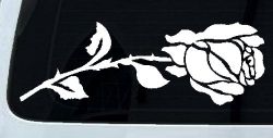 Rose Flower Car or Truck Window Decal Sticker