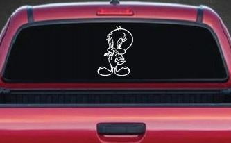 Tweety Bird  Cartoon Car or Truck Window Decal Sticker