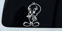 Tweety Bird  Cartoon Car or Truck Window Decal Sticker