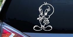 Tweety Bird  Cartoon Car or Truck Window Decal Sticker