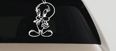 Tweety Bird  Cartoon Car or Truck Window Vinyl Decal Sticker