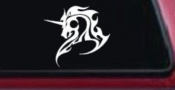 Tribal Unicorn Car or Truck Window Decal Sticker