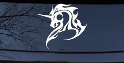 Tribal Unicorn Car or Truck Window Decal Sticker