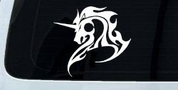 Tribal Unicorn Car or Truck Window Decal Sticker