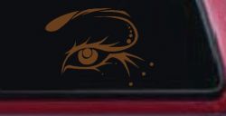 Eye Car or Truck Window Decal Sticker (Copper)