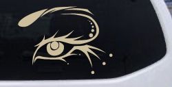 Eye Car or Truck Window Decal Sticker (Desert Sand)