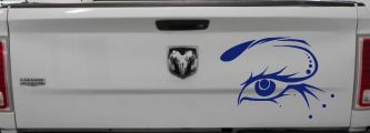 Eye Car or Truck Window Decal Sticker (Navy)