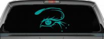 Eye Car or Truck Window Decal Sticker (Turquoise)