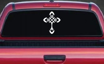 Celtic Cross Christian Car or Truck Window Decal Sticker