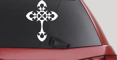 Celtic Cross Christian Car or Truck Window Vinyl Decal Sticker