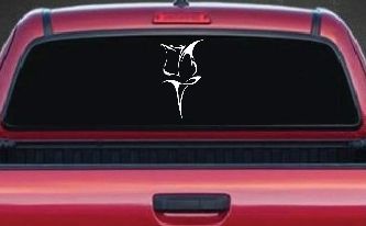 Tulip Rose Flower Car or Truck Window Decal Sticker
