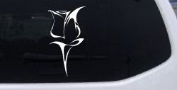 Tulip Rose Flower Car or Truck Window Decal Sticker