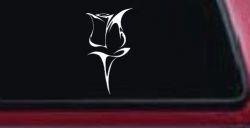 Tulip Rose Flower Car or Truck Window Decal Sticker