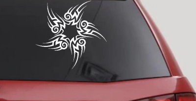 Tribal Circle Tribal Car or Truck Window Vinyl Decal Sticker