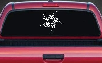 Tribal Circle Tribal Car or Truck Window Decal Sticker