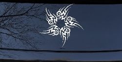 Tribal Circle Tribal Car or Truck Window Decal Sticker