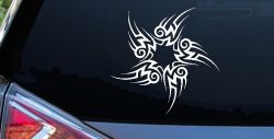 Tribal Circle Tribal Car or Truck Window Decal Sticker