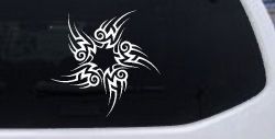 Tribal Circle Tribal Car or Truck Window Decal Sticker