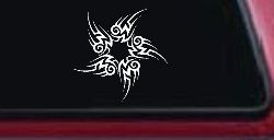 Tribal Circle Tribal Car or Truck Window Decal Sticker