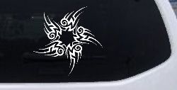 Tribal Circle Tribal Car or Truck Window Decal Sticker