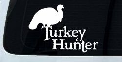 Turkey Hunter Hunting Car or Truck Window Decal Sticker