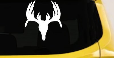 Deer Skull Hunting Car or Truck Window Vinyl Decal Sticker