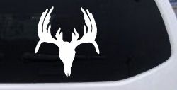 Deer Skull Hunting Car or Truck Window Decal Sticker