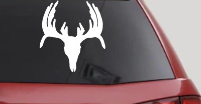 Deer Skull Hunting Car or Truck Window Vinyl Decal Sticker