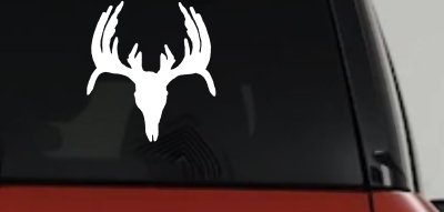 Deer Skull Hunting Car or Truck Window Vinyl Decal Sticker