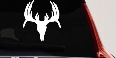 Deer Skull Hunting Car or Truck Window Vinyl Decal Sticker