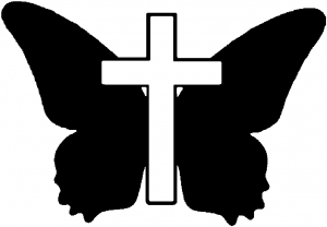 Butterfly With Cross