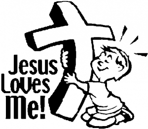Jesus Loves Me (Boy) Christian car-window-decals-stickers