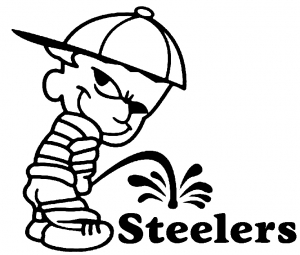 Pee on Steelers Pee Ons car-window-decals-stickers