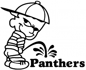 Pee On Panthers Pee Ons car-window-decals-stickers