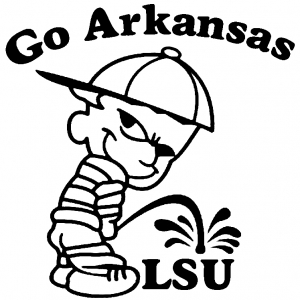 Go Arkansas College car-window-decals-stickers