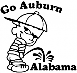Go Auburn College car-window-decals-stickers