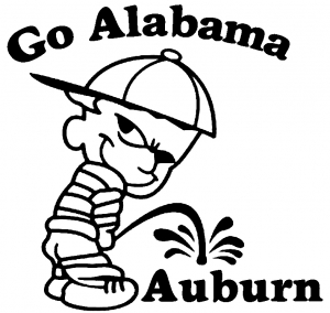 Go Alabama College car-window-decals-stickers
